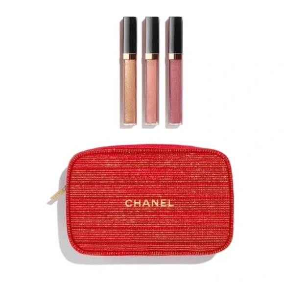 Brand NEW Chanel Holiday Sheer Genius Lipgloss set of 3 🥳💕 - Picture 1 of 8